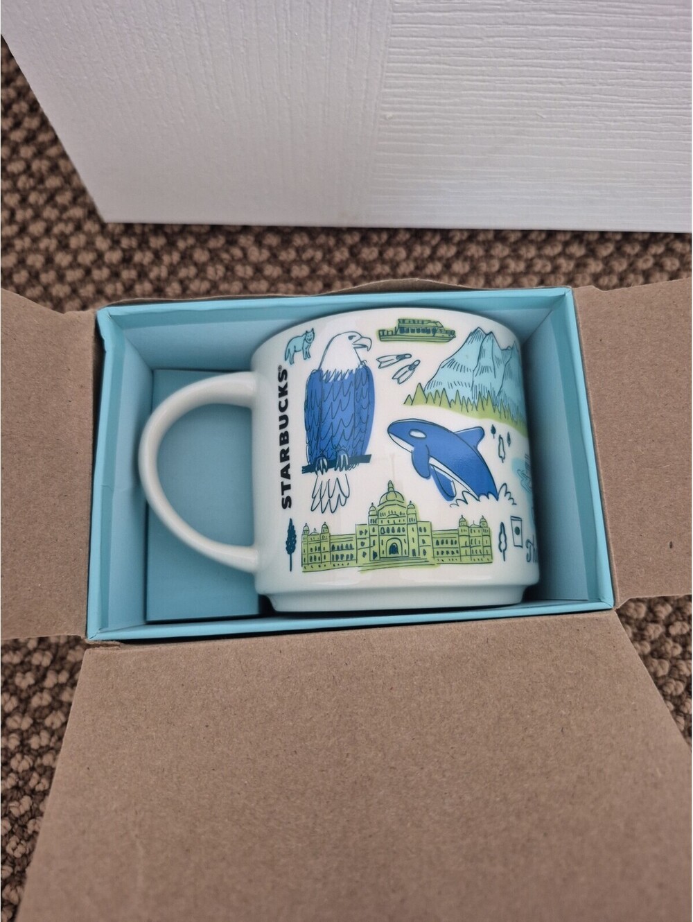 Vancouver Island Starbucks Mug Been There Series. 14 oz. 2019. New w/ box.